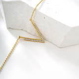Κολιέ Golden V Charm