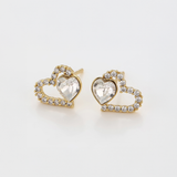 Σκουλαρίκια Crystal Heart