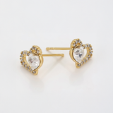 Σκουλαρίκια Crystal Heart