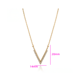 Κολιέ Golden V Charm