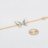 Bracelet Blue Butterfly