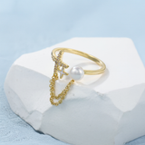 Δαχτυλίδι Faith & Pearl