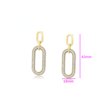 Σκουλαρίκια Oval Link