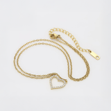 Κολιέ Golden Heart Glow