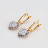 Σκουλαρίκια Crystal Heart Sparkle