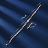 Bracelet Golden Luxe Tennis