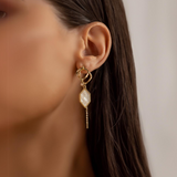 Σκουλαρίκια Hexa Charm Dangle