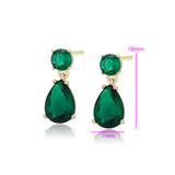 Earrings Emerald Veil