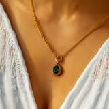 Κολιέ Emerald Tear