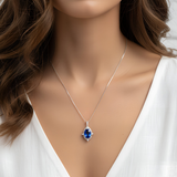 Necklace Sapphire Gaze