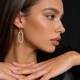 Σκουλαρίκια Oval Link