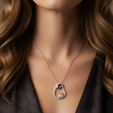 Necklace Amethyst Glow