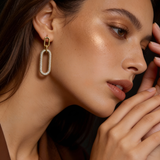 Σκουλαρίκια Oval Link