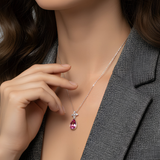 Necklace Roselle Drop