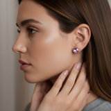 Σκουλαρίκια Pink Blossom