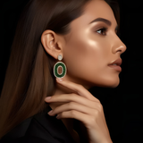 Earrings Emerald Luxe