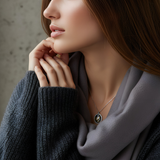 Necklace Crystal Halo