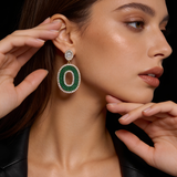 Earrings Emerald Luxe