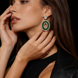 Earrings Emerald Luxe