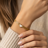 Bracelet Pearl Heartbeat