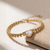 Bracelet Pearl Heartbeat