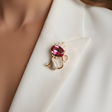 Brooch Royal Cat