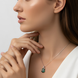 Necklace Emerald Orbit