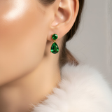 Σκουλαρίκια Emerald Veil