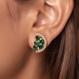 Σκουλαρίκια Emerald Cascade