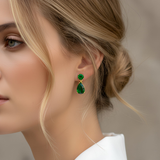 Σκουλαρίκια Emerald Veil