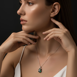 Necklace Emerald Orbit