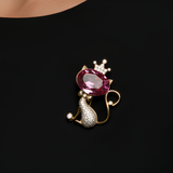 Brooch Royal Cat