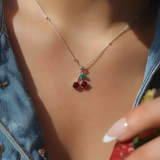 Κολιέ Cerisier Argenté