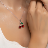 Κολιέ Cerisier Argenté