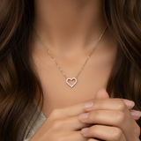 Κολιέ Golden Heart Glow