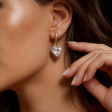 Σκουλαρίκια Crystal Heart Sparkle