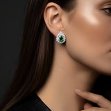 Σκουλαρίκια Emerald Kiss