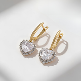 Σκουλαρίκια Crystal Heart Sparkle