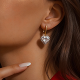 Σκουλαρίκια Crystal Heart Sparkle