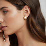 Σκουλαρίκια Fleur d'Or